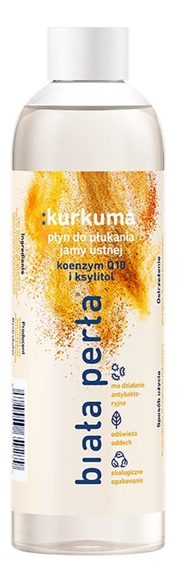 Płyn do płukania jamy ustnej z kurkumą