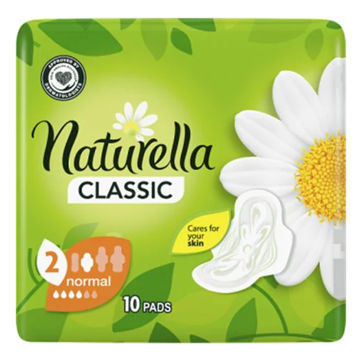 Naturella Classic Podpaski Normal ze skrzydełkami 1 op.-10 sztuk