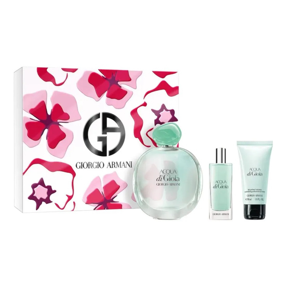Giorgio Armani Acqua di Gio Zestaw woda perfumowana spray 100ml + balsam do ciała 50ml + woda perfumowana spray 15ml