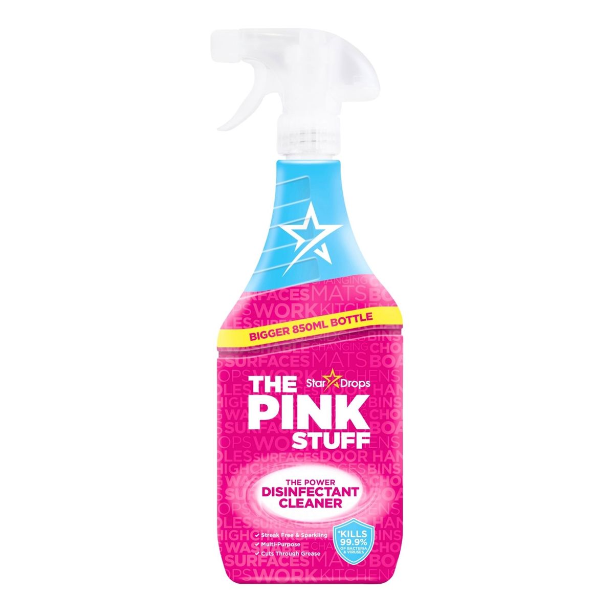 Star Drops The Pink Stuff Dezynfekujący środek czyszczący 850ml