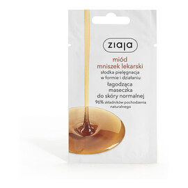 Maska miód mniszek lekarski łagodząca maseczka