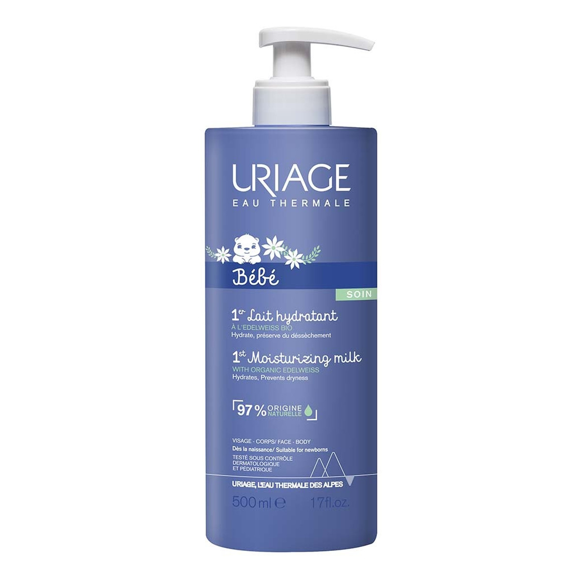 Uriage Bebe 1st Moisturizing Milk nawilżające Mleczko do ciała dla dzieci 500ml