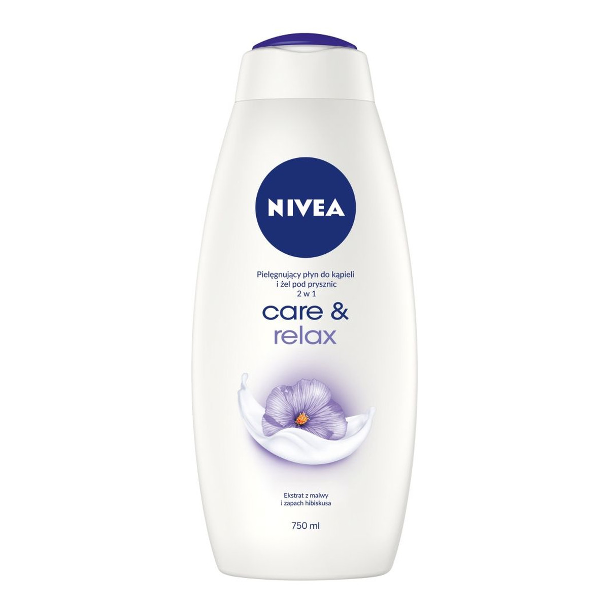 Nivea Care & Relax Płyn do kąpieli i żel pod prysznic 750ml