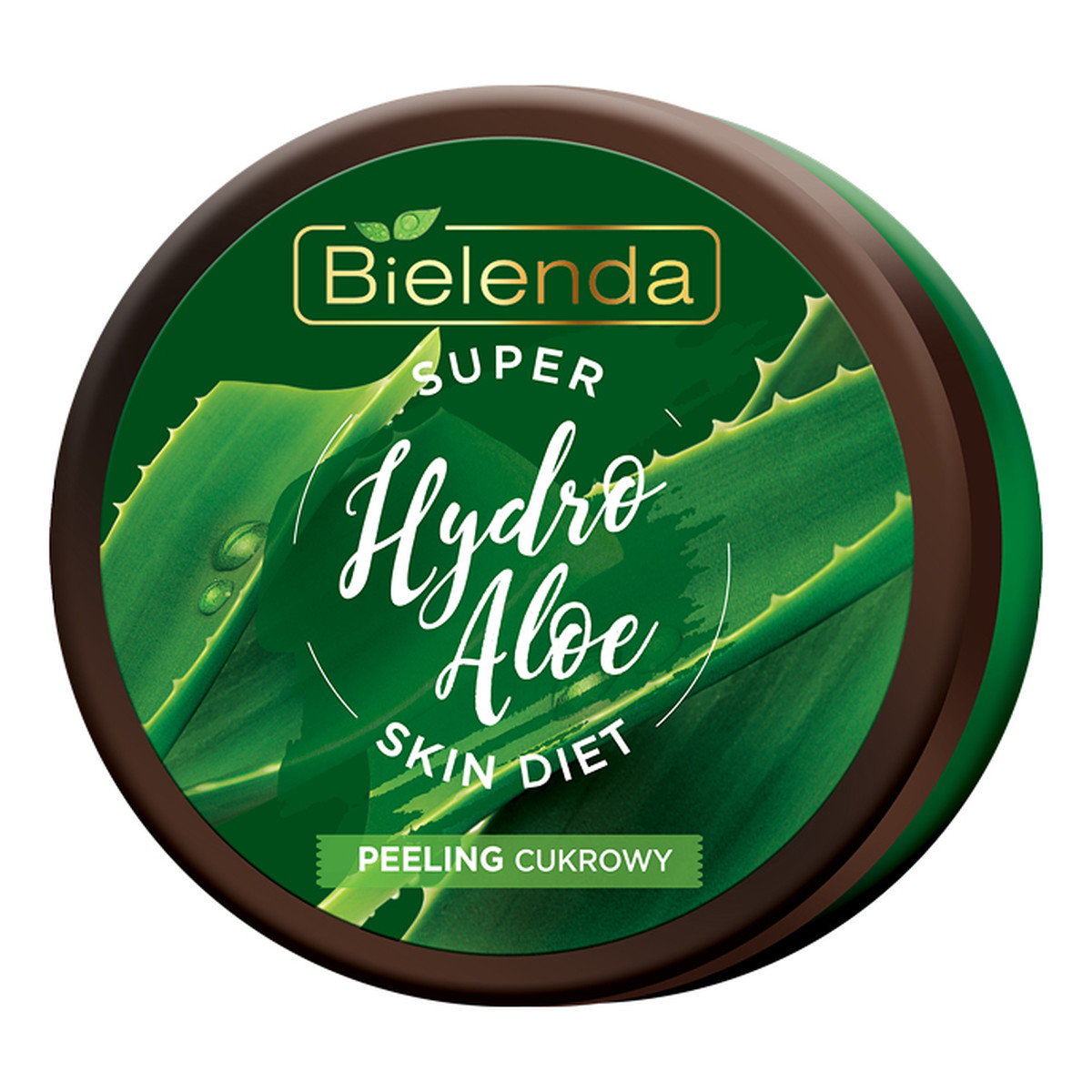 Bielenda Super Skin Diet Hydro Aloe Peeling do ciała cukrowy nawilżający 350g