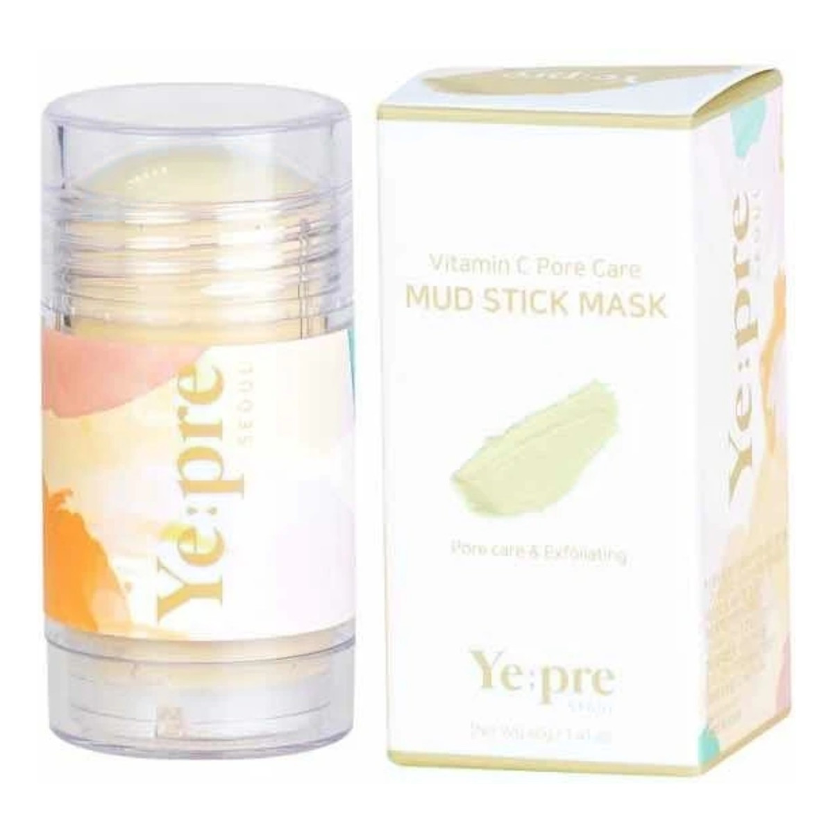 Yepre Vitamin C Mud Oczyszczająca maska glinkowa w sztyfcie 40g