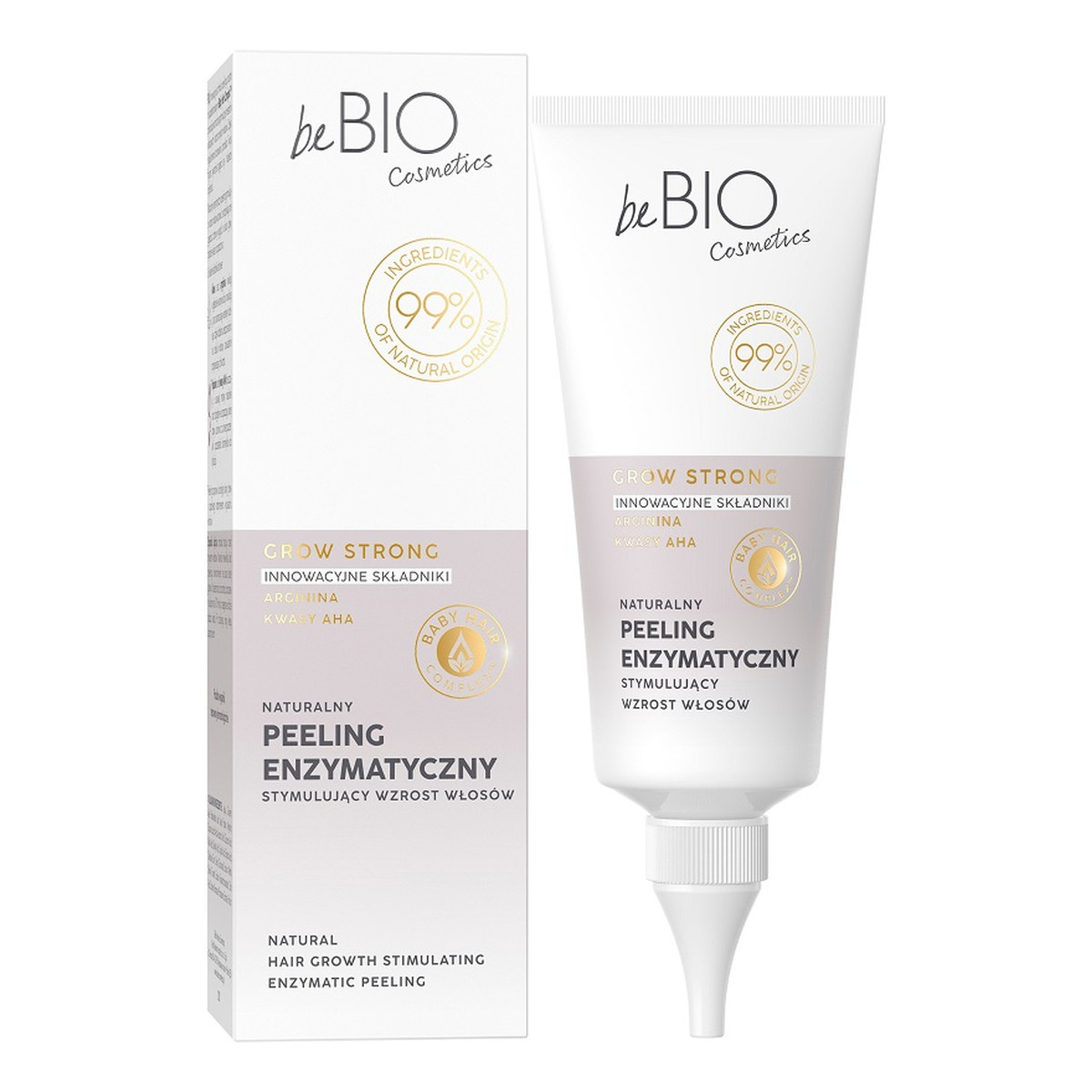 Be Bio Ewa Chodakowska Baby hair complex naturalny peeling enzymatyczny stymulujący wzrost włosów 100ml