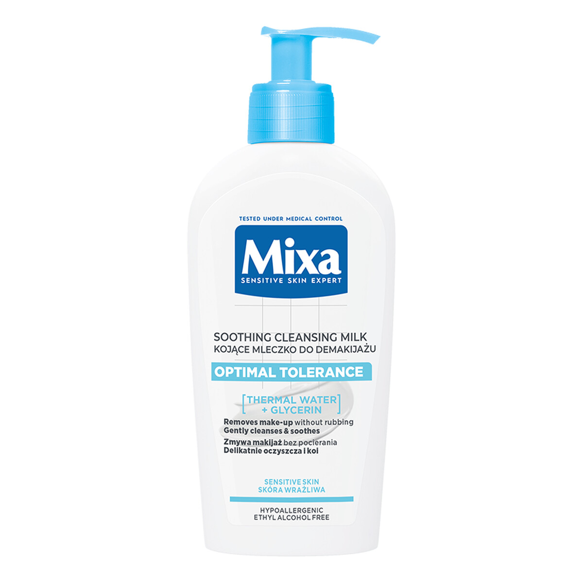 Mixa Ekspert Skóry Wrażliwej Optymalna Tolerancja Mleczko Do Demakijażu 3x200ml