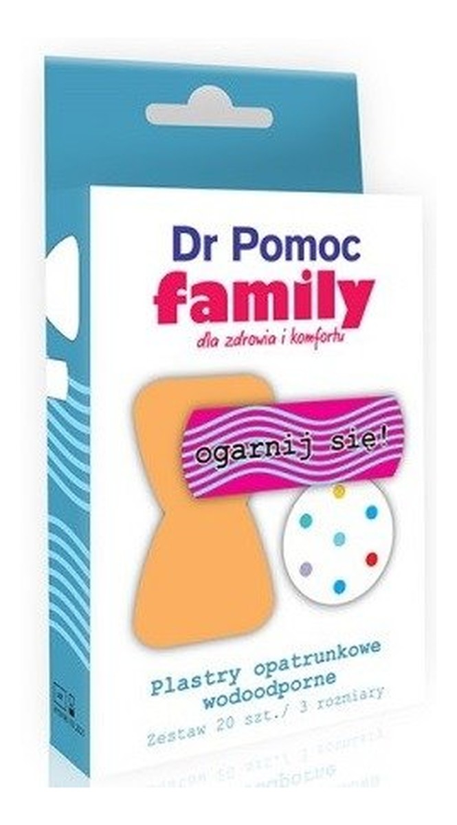 Plastry opatrunkowe wodoodporne Family 20szt