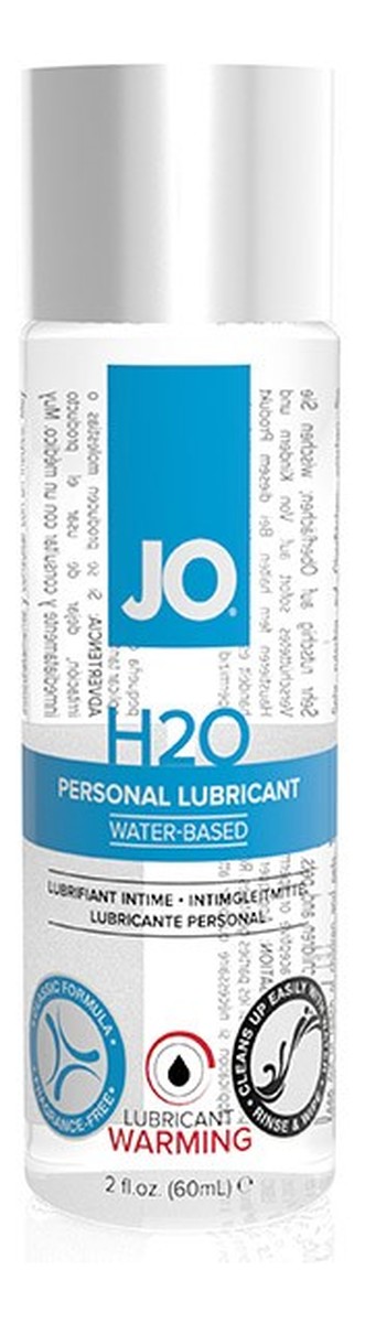 H2o warming personal lubricant lubrykant rozgrzewający