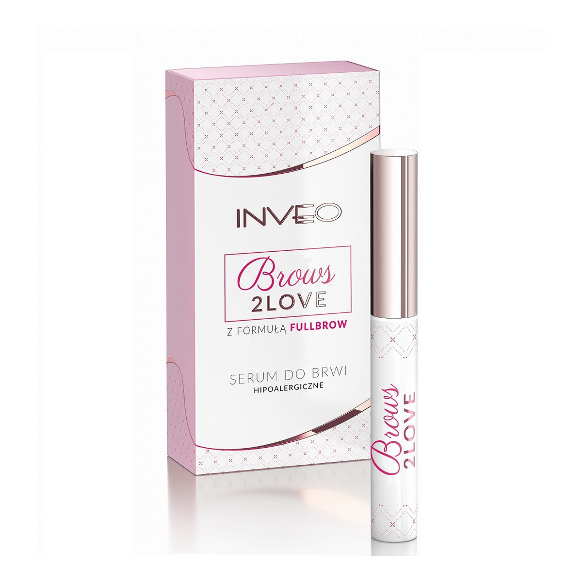 Inveo Brows 2 love hipoalergiczne serum do brwi stymulujące wzrost włosków 3,5 ml 3.5ml