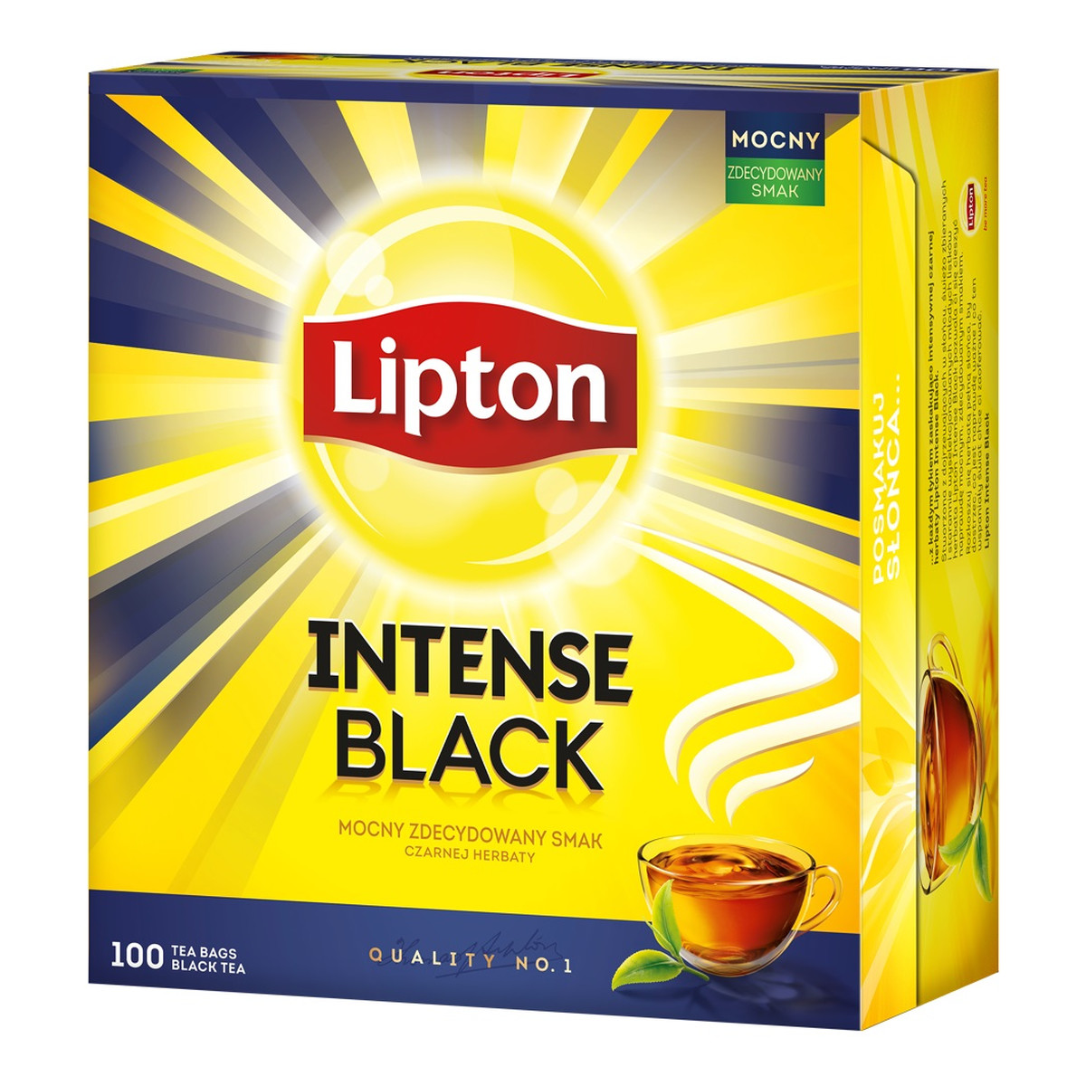 Lipton Intense Black herbata czarna 100 torebek 230g