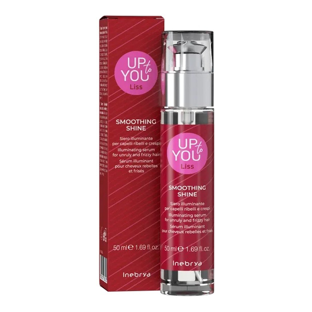 Inebrya Up to you liss nabłyszczające serum do włosów puszących się 50ml