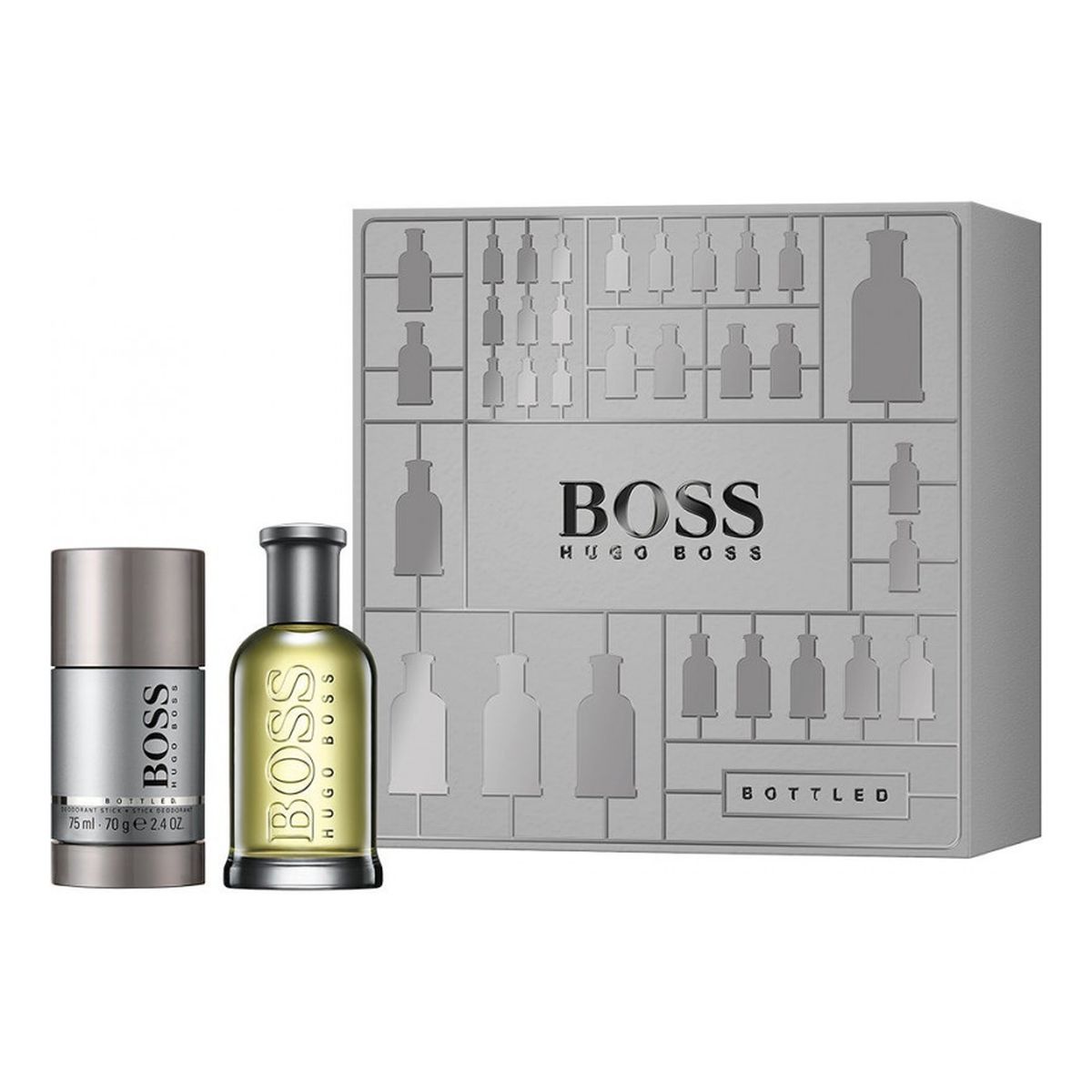 Hugo Boss Bottled zestaw (woda toaletowa 50ml + dezodorant sztyft 75ml)