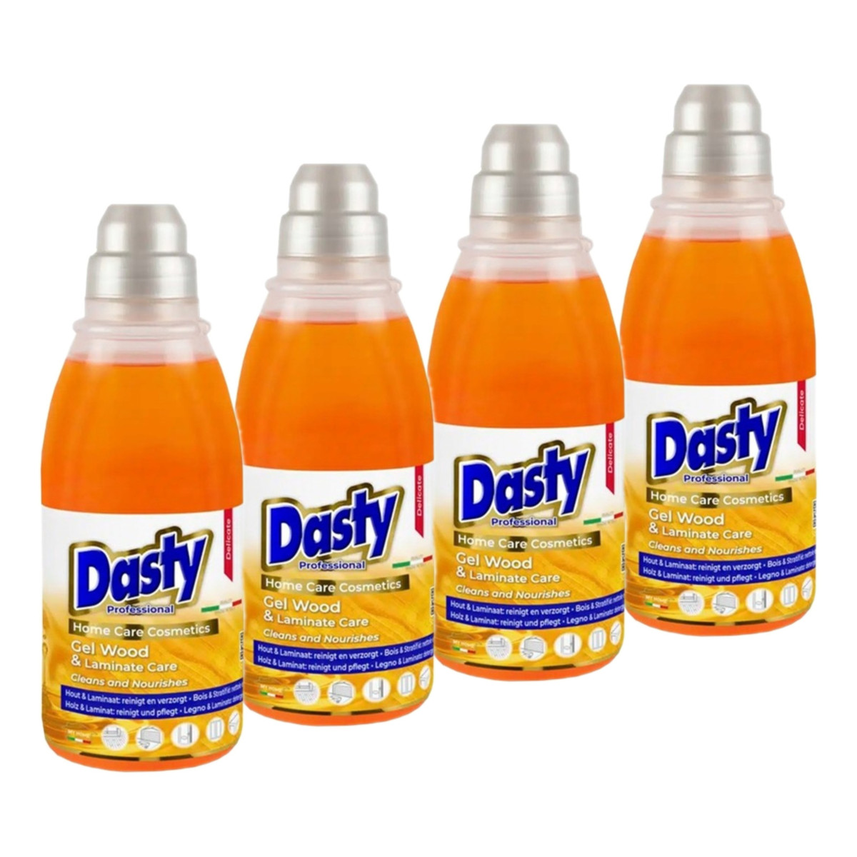 Dasty Floor Cleaner Gel Wood Płyn do podłóg drewnianych 4x700ml