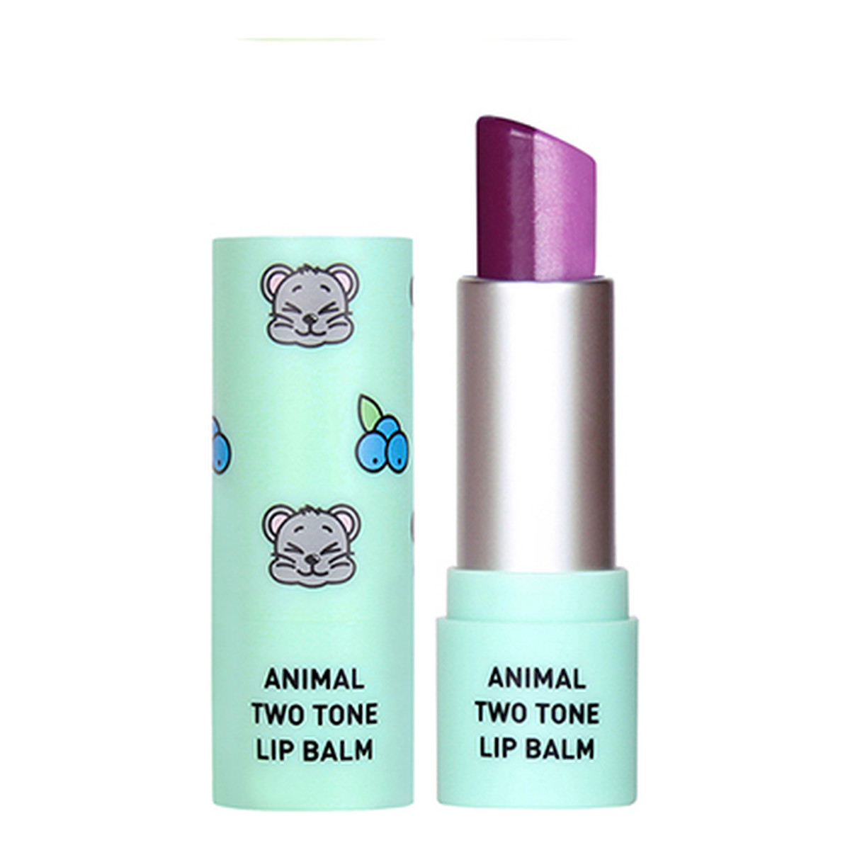 Skin79 Animal Two-Tone Lip Balm Balsam do ust w sztyfcie blueberry mouse 3,8 g