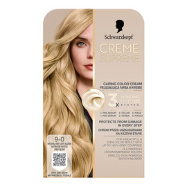 Creme supreme farba do włosów odcień 9-0 natural light blonde