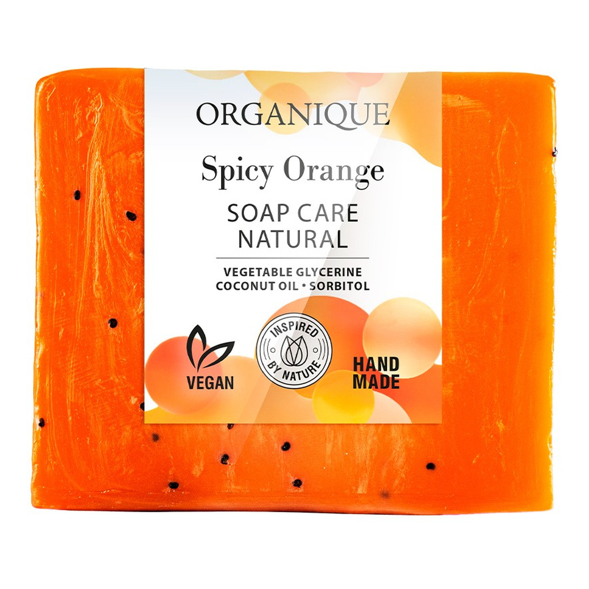 Organique Mydło naturalnie pielęgnujące spicy orange 100g