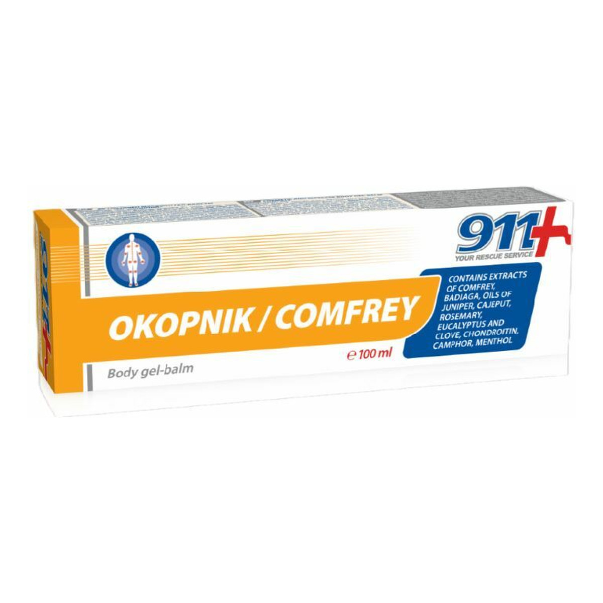 911 Okopnik/Comfrey Żel Do Ciała 100ml