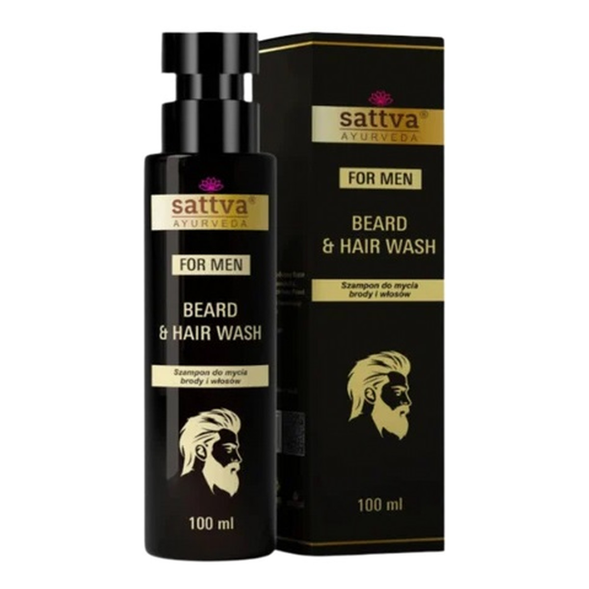 Sattva Ayurveda Szampon do brody i włosów 100ml