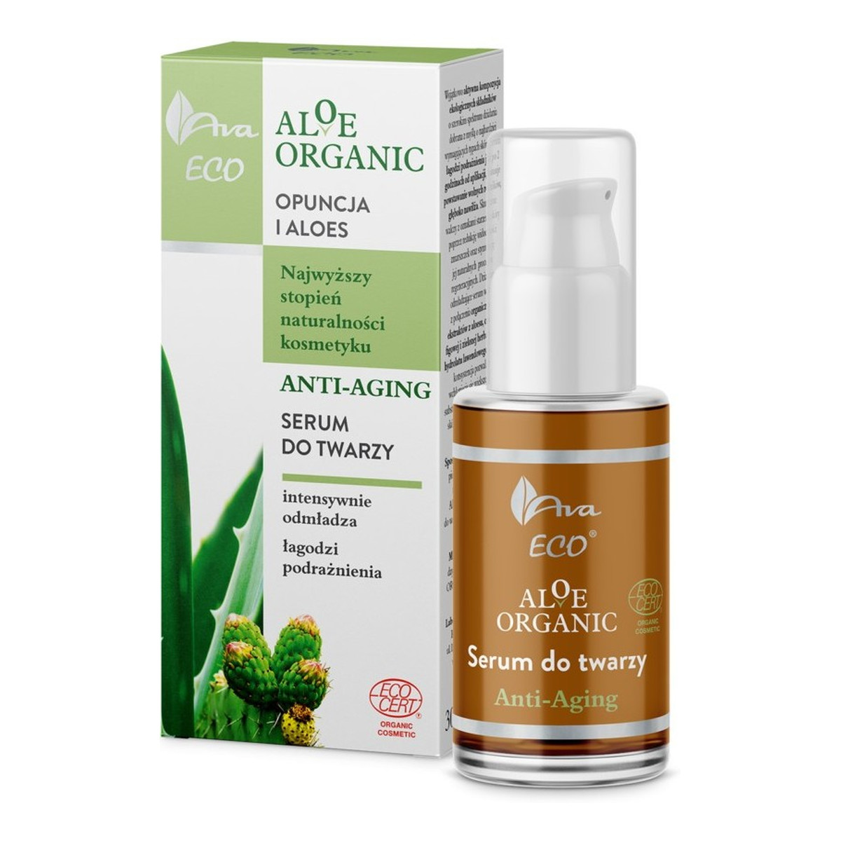 Ava Laboratorium ALOE ORGANIC Serum do twarzy anti-aging 30ml