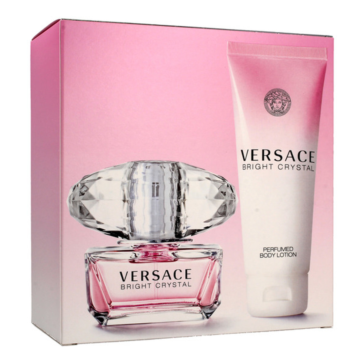 Versace Bright Crystal Zestaw prezentowy woda toaletowa 50ml + lotion do ciała