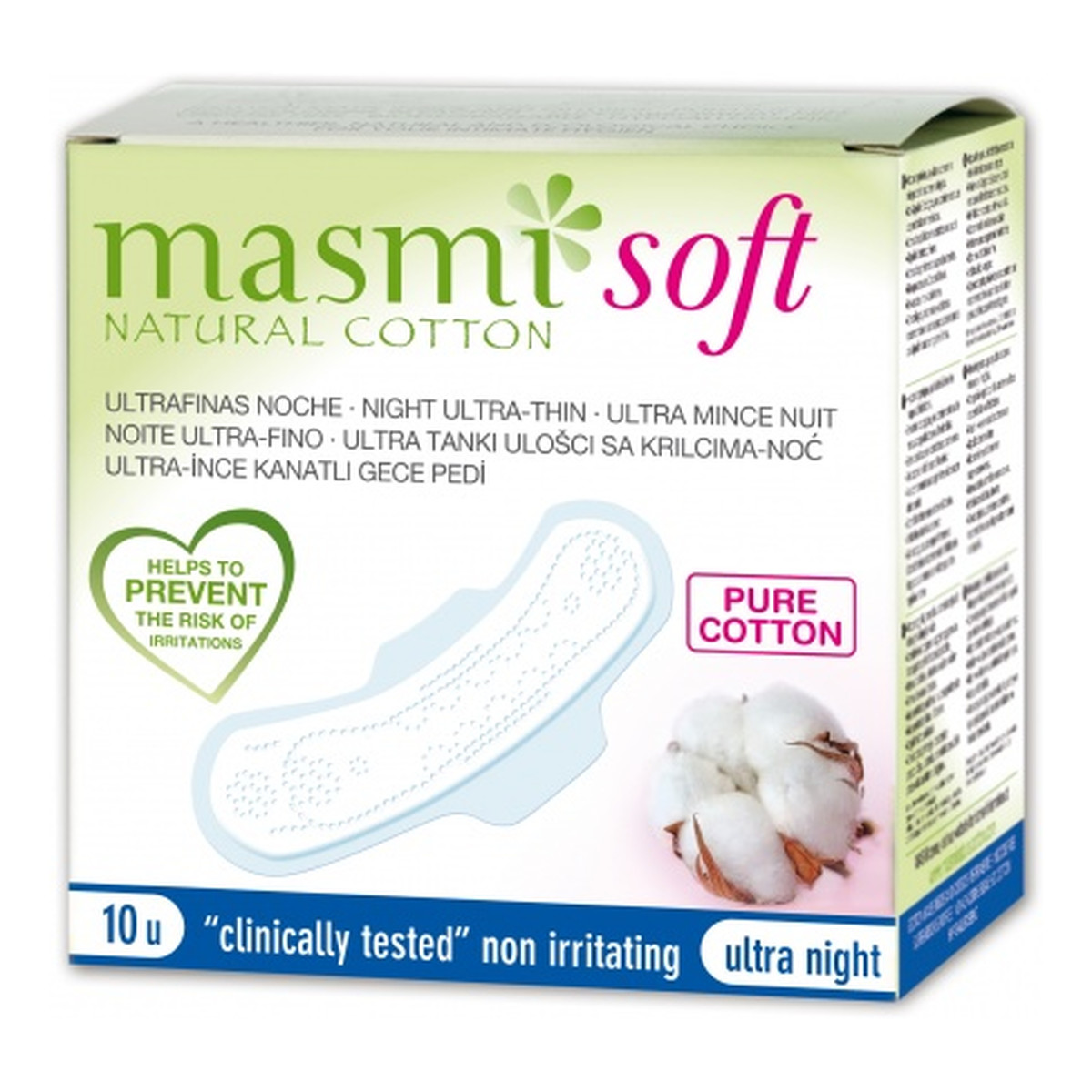 MASMI Ultracienkie bawełniane 10 szt. soft