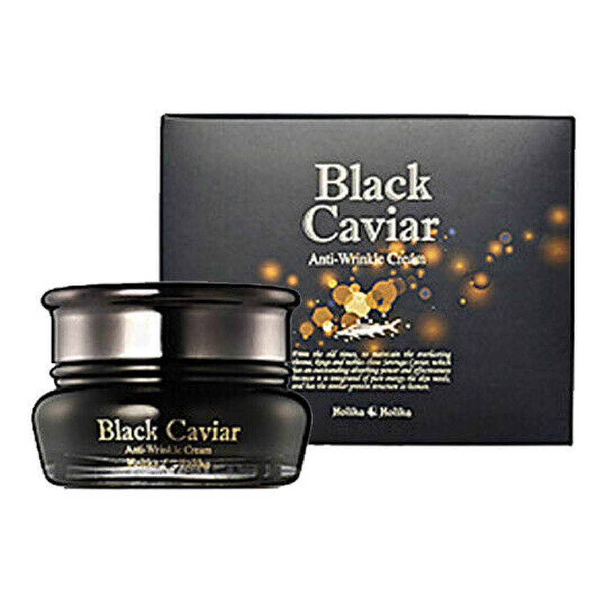 Holika Holika Black caviar krem przeciwzmarszczkowy z czarnym kawiorem 50ml