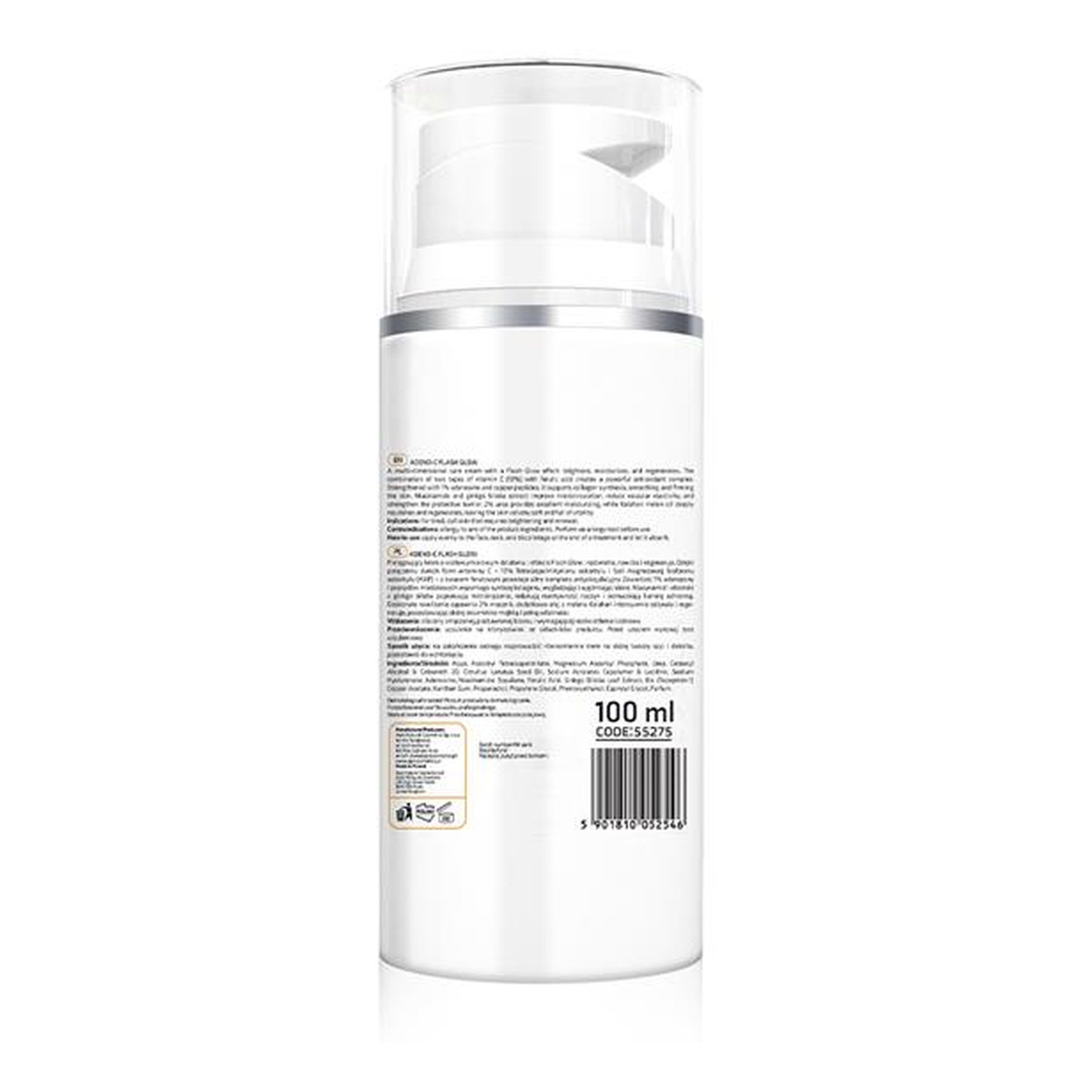 Apis ADENO-C Flash Glow Energetyzujący krem do twarzy z witaminą C i adenozyną 100ml