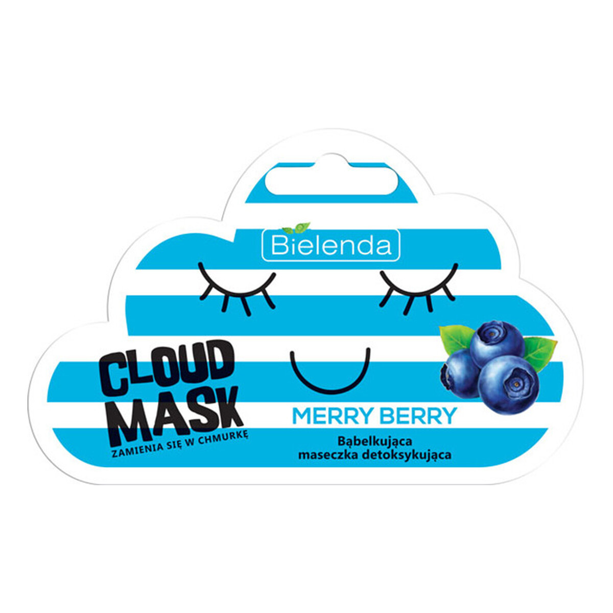 Bielenda Cloud Mask Bąbelkująca Maseczka Detoksykująca Do Twarzy Merry Berry 6g