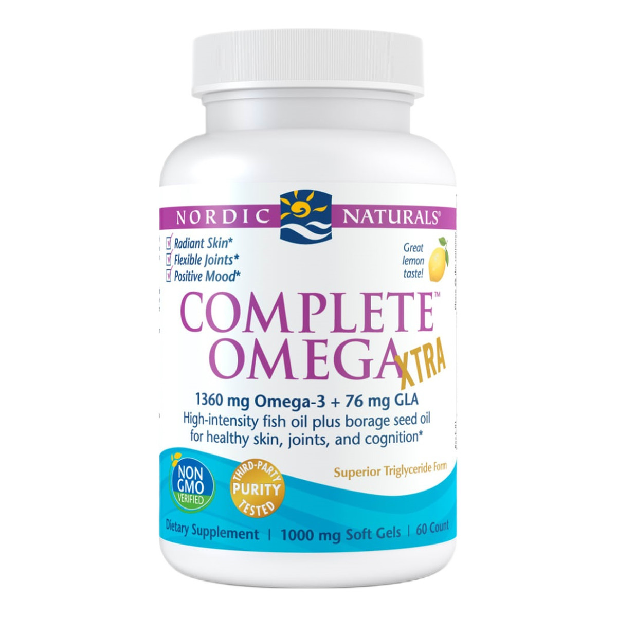 Nordic Naturals Complete omega xtra suplement diety 60 kapsułek