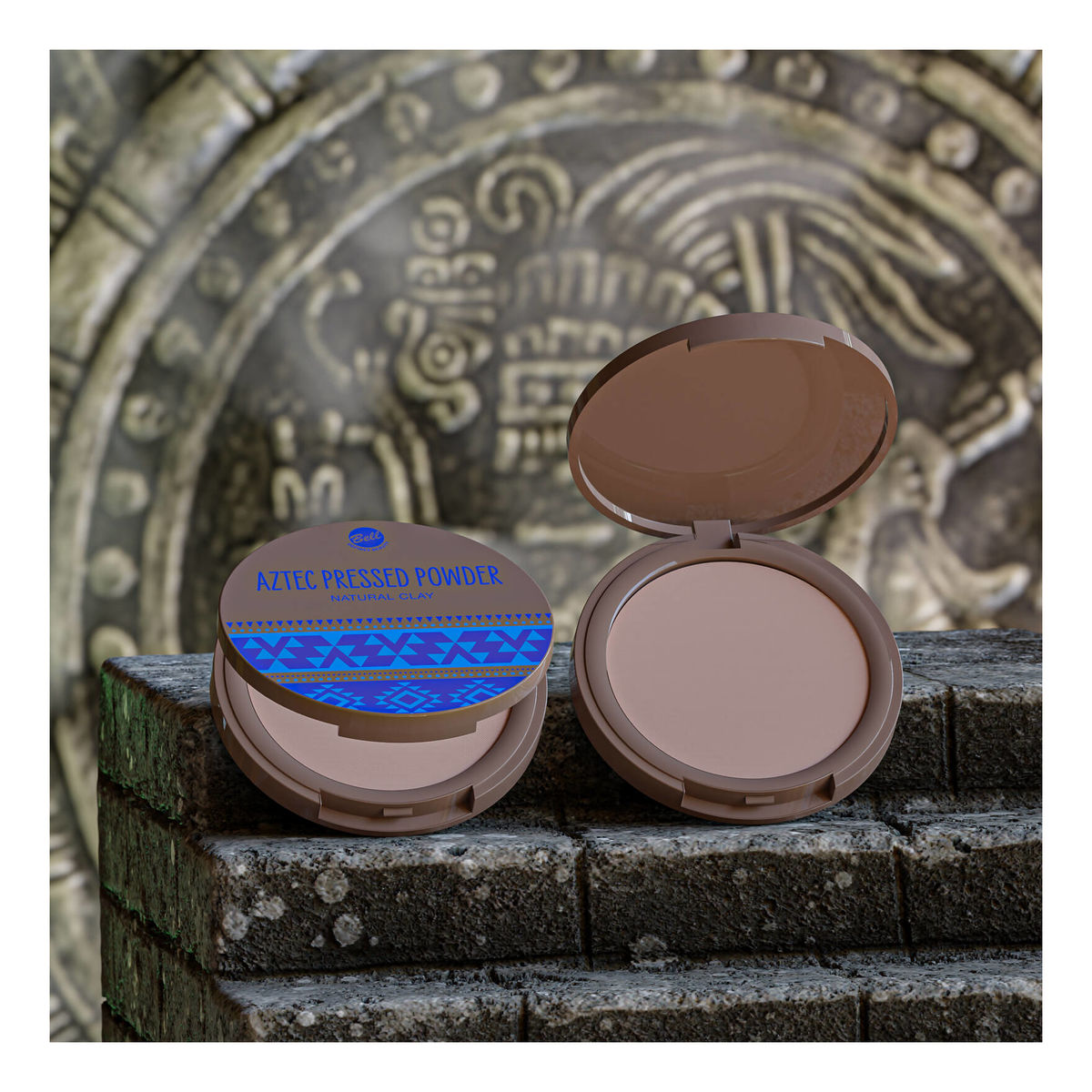 Bell Aztec Queen Pressed Powder Puder prasowany z glinką 10g