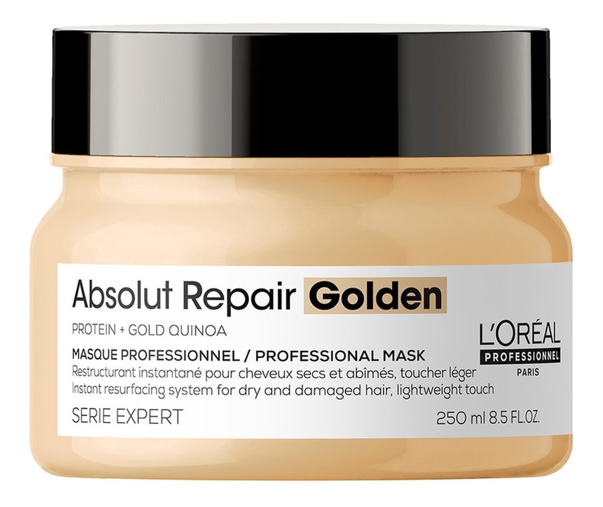 absolut repair golden mask złota maska regenerująca do włosów zniszczonych