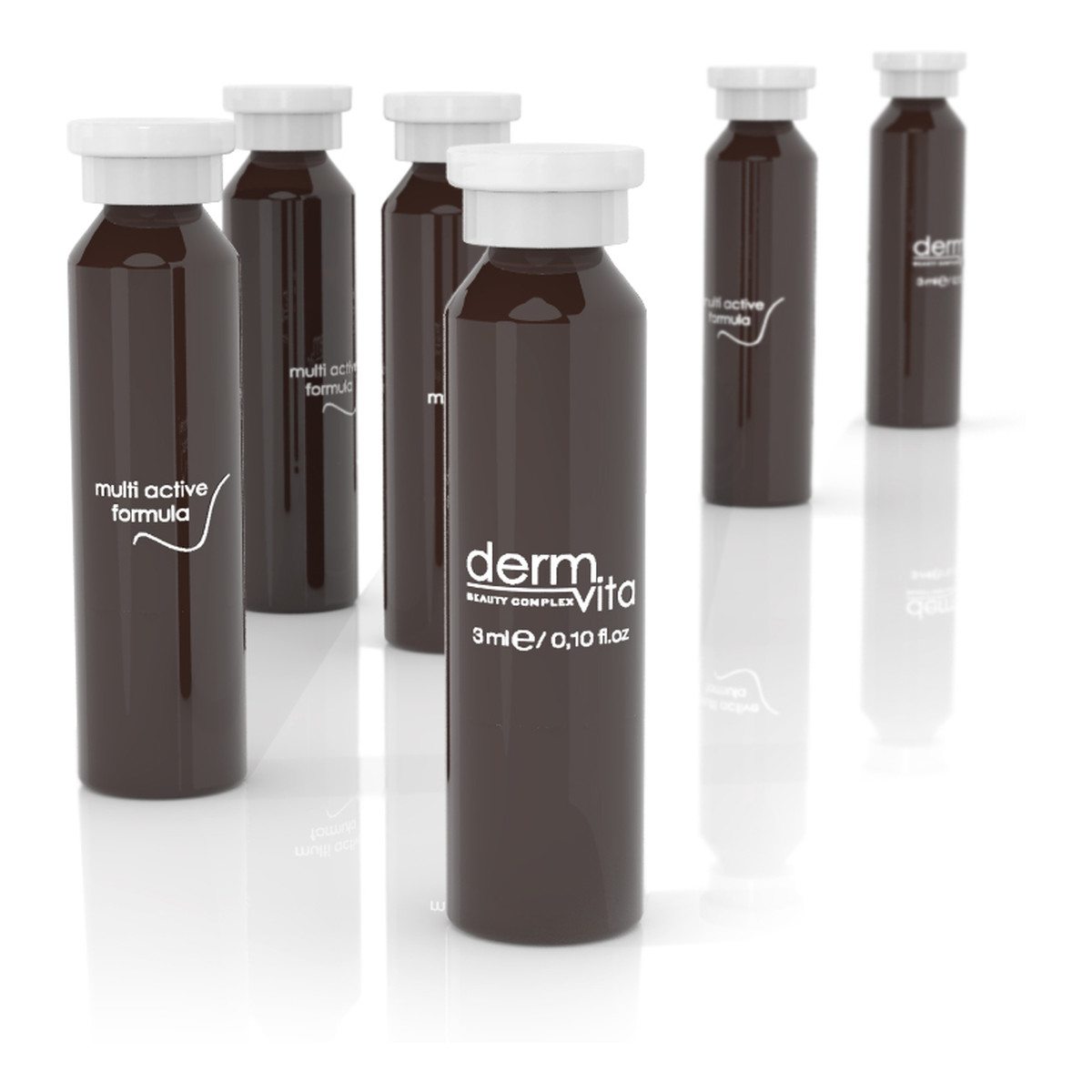DermVita Multi Active Formula Beauty Complex Multiaktywne Serum w Ampułkach Do Twarzy, Szyi i Dekoltu 36ml