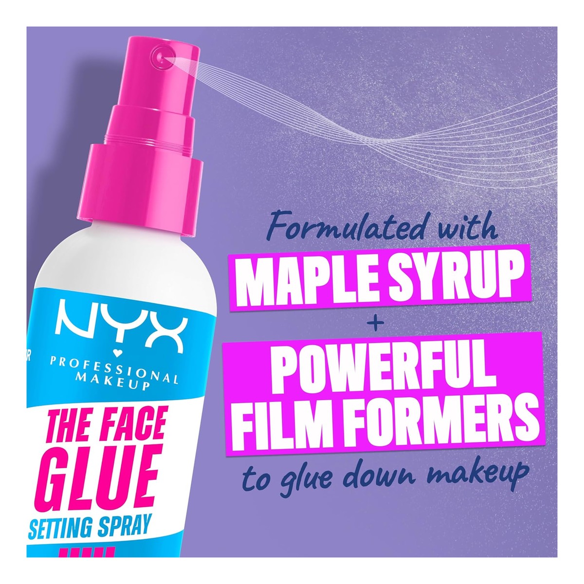NYX Professional MakeUp The Face Glue Supertrwały spray utrwalający 60ml
