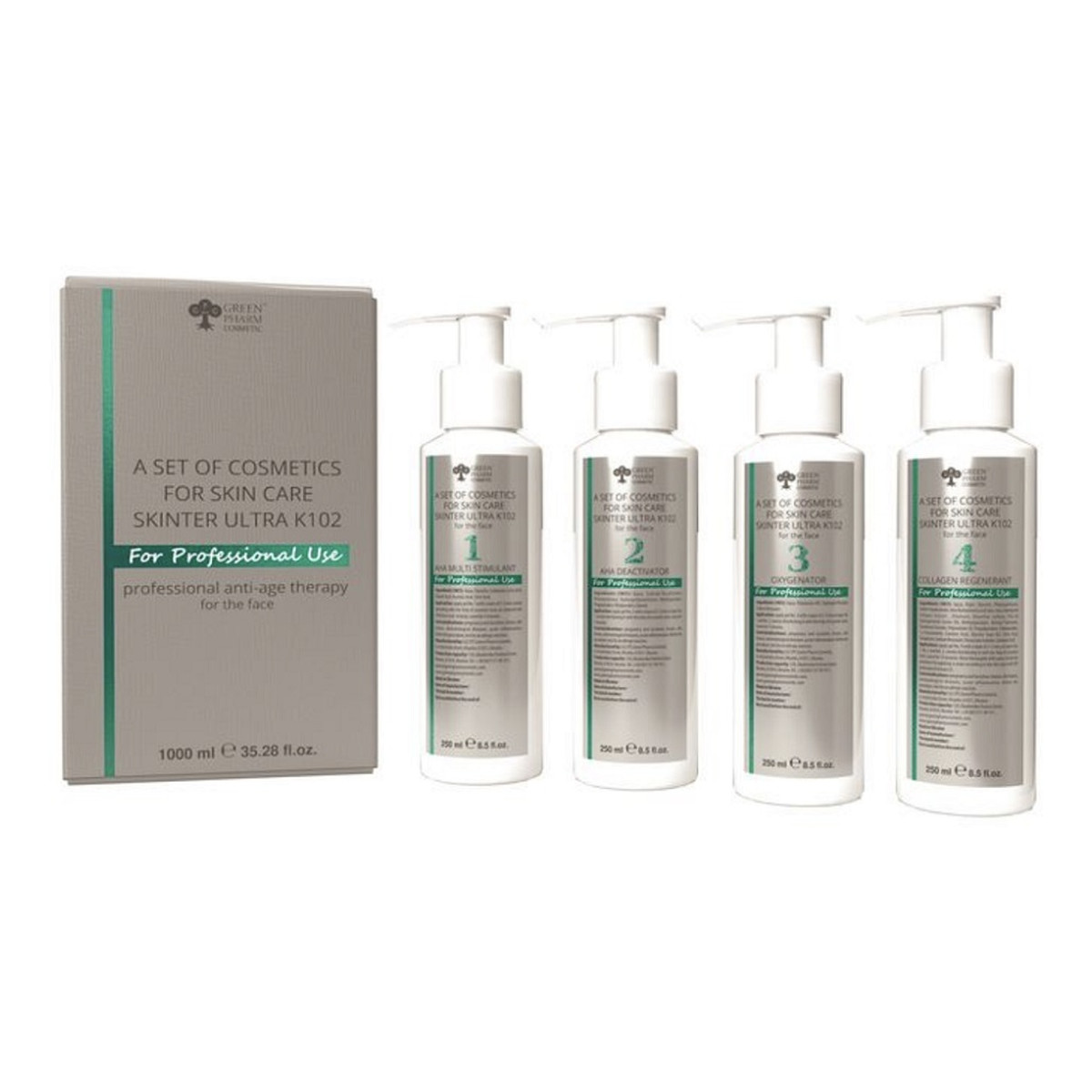 Green Pharm Cosmetic Skinter Ultra K102 zestaw kosmetyczny do pielęgnacji skóry