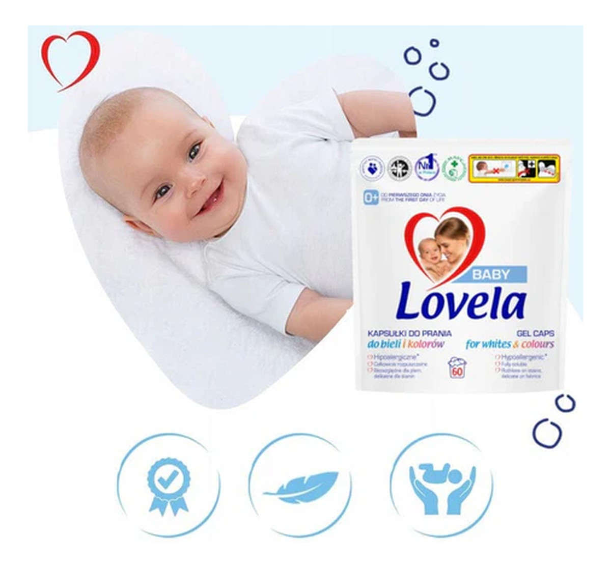 Kapsułki do prania 36szt. Uniwersalne