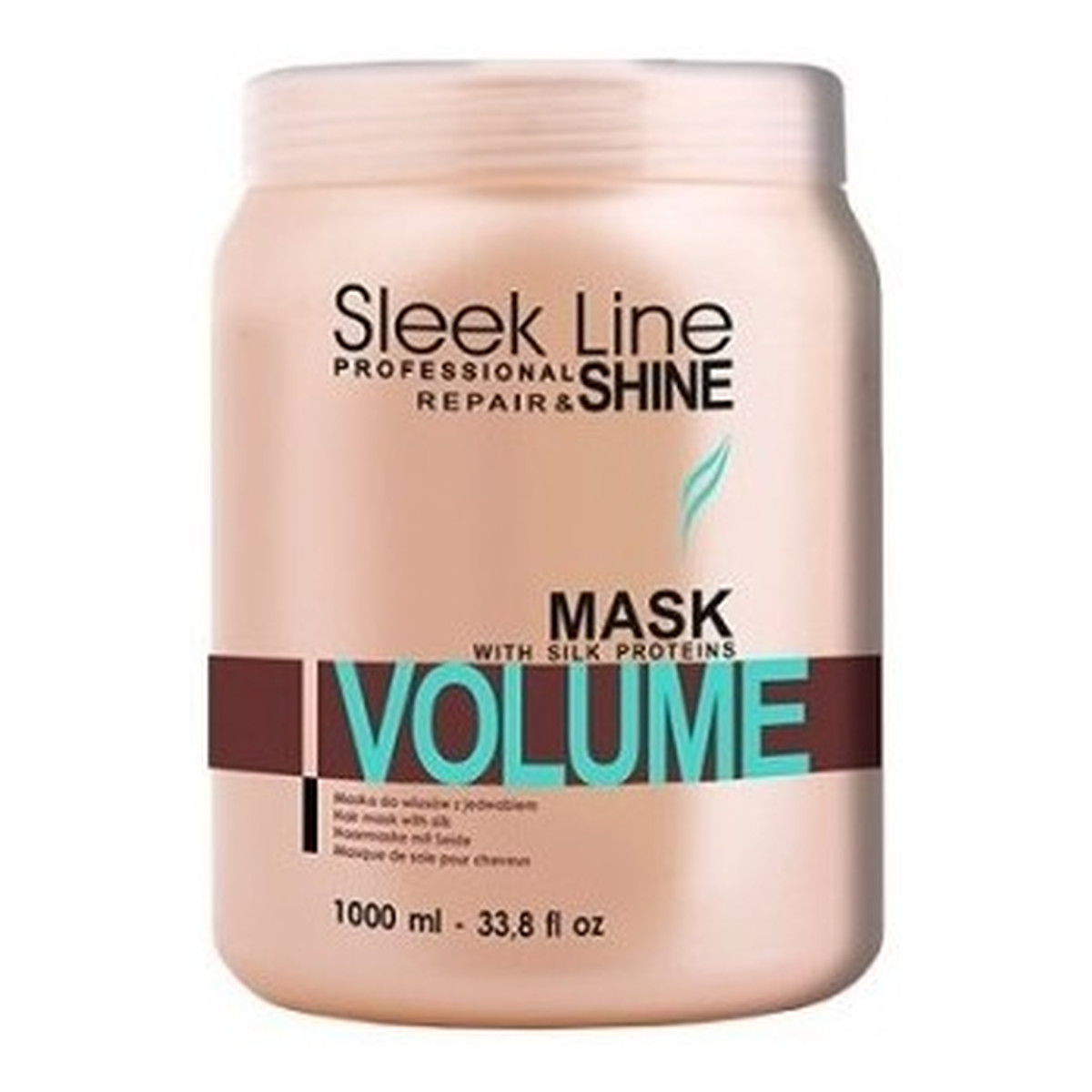 Stapiz Sleek Line Repair Volume Mask Maska do włosów z jedwabiem zwiększająca objętość 1000ml