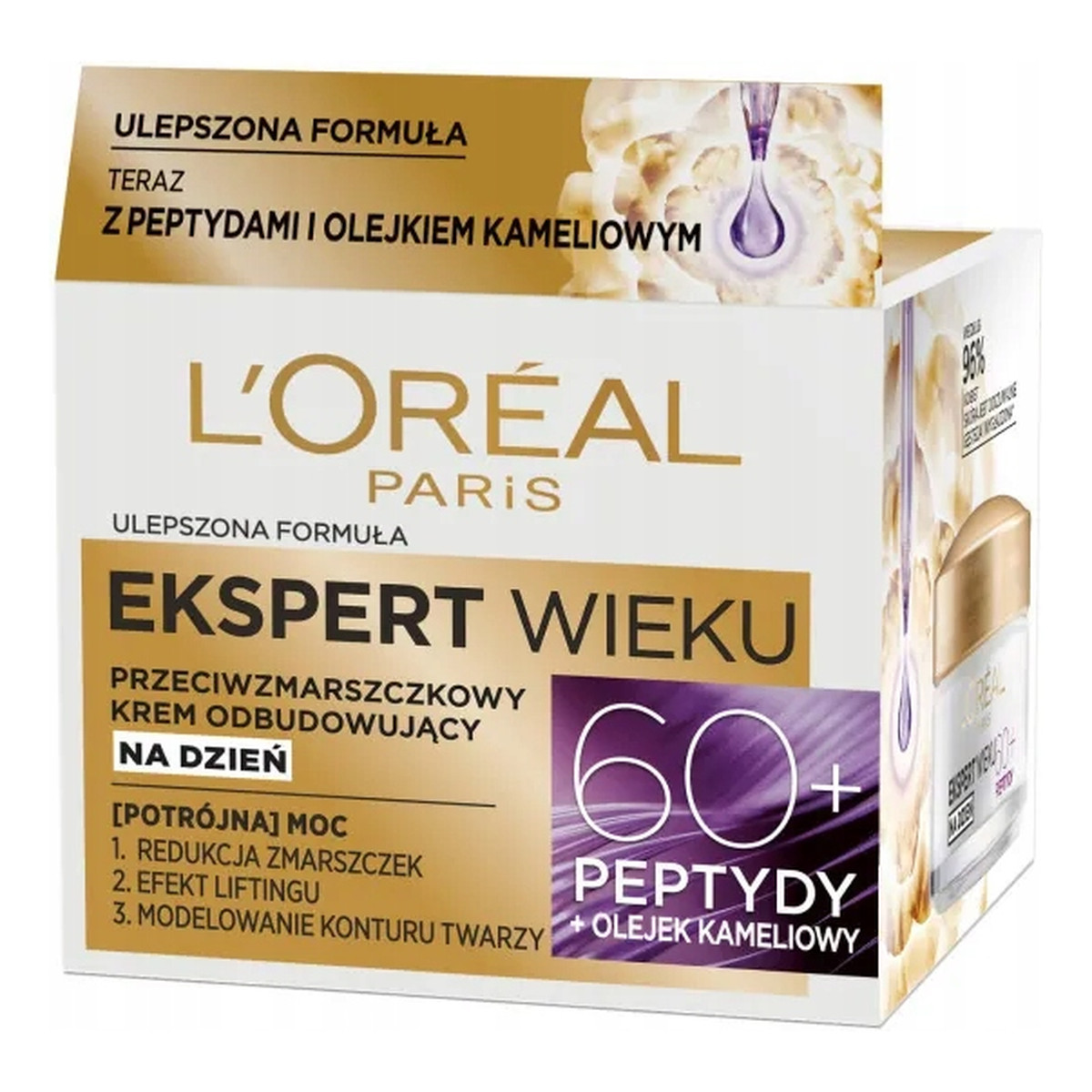 Loreal Ekspert Wieku 60+ Przeciwzmarszczkowy Krem Odbudowujący Na Dzień 50ml