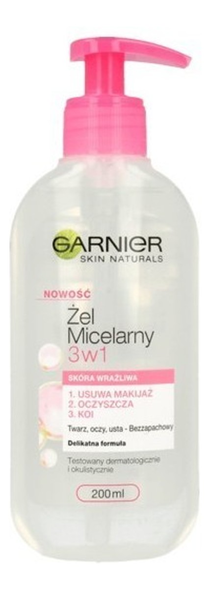 Żel micelarny 3w1 - skóra wrażliwa