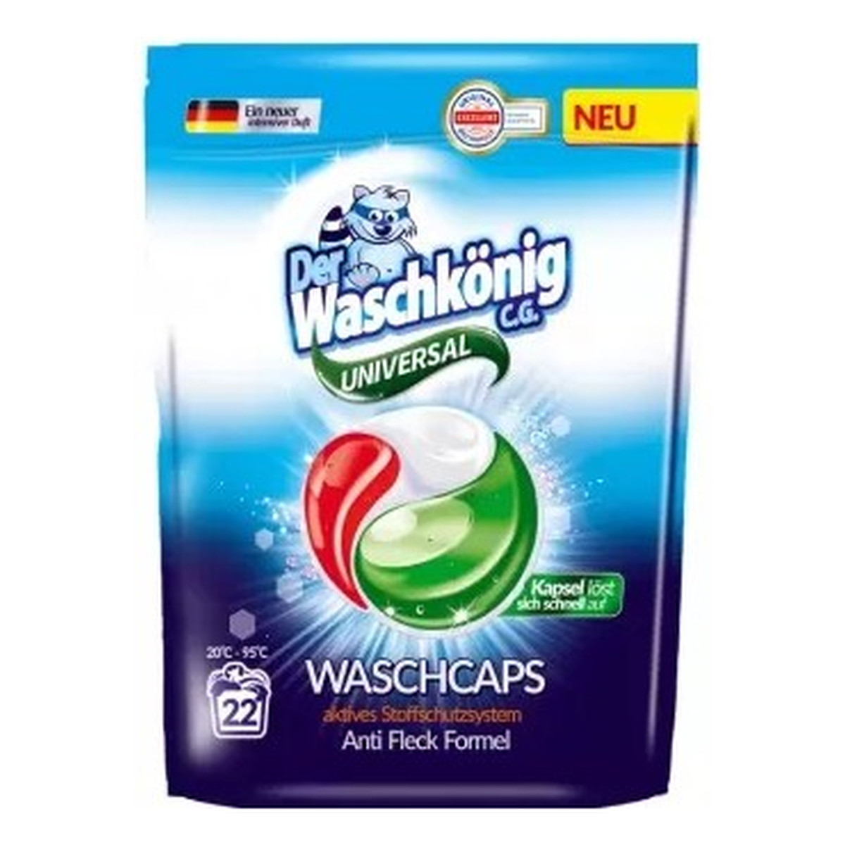 Der Waschkönig Caps 3 komorowe A22 Universal