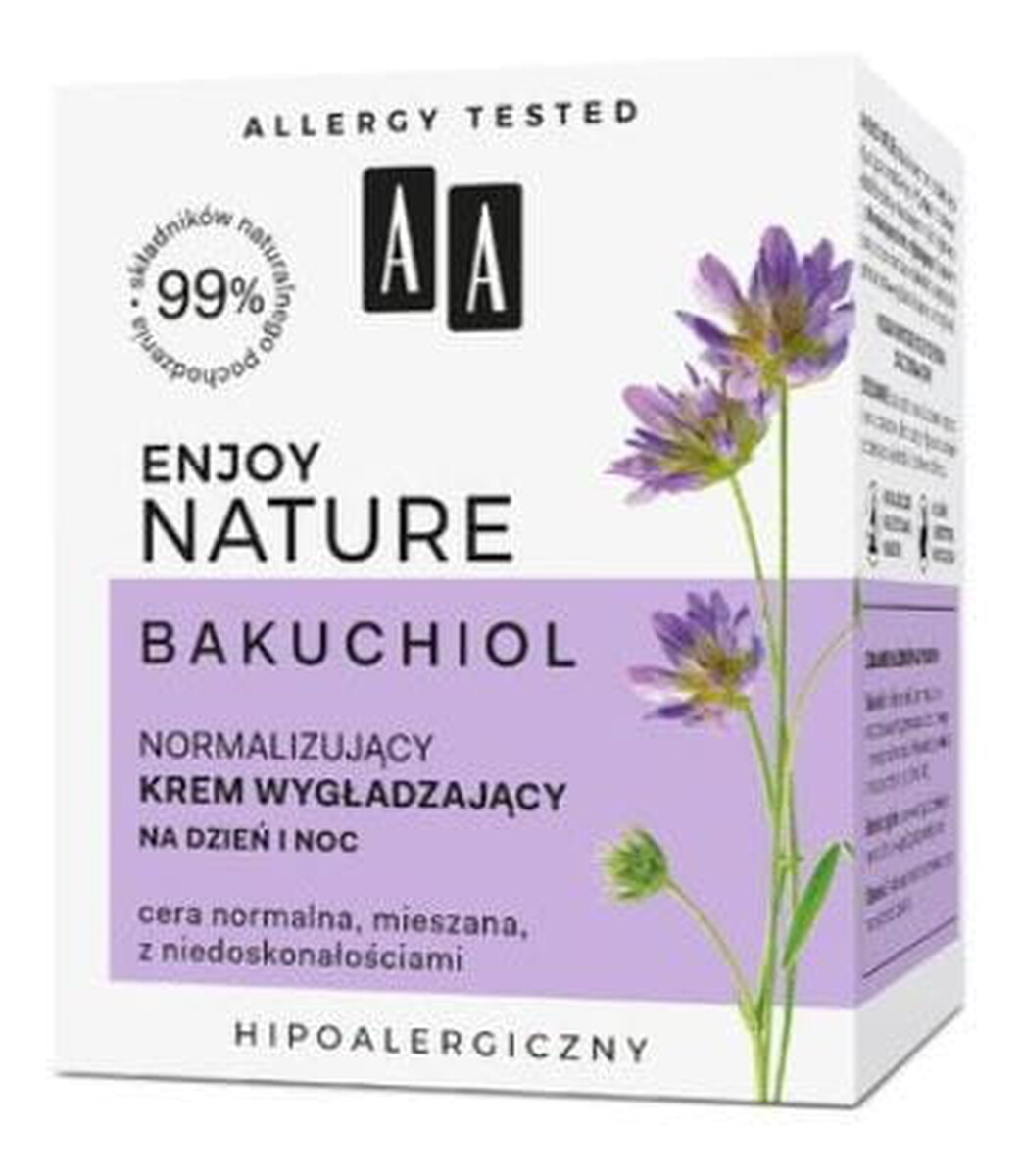 Normalizujący krem wygładzający na dzień i na noc