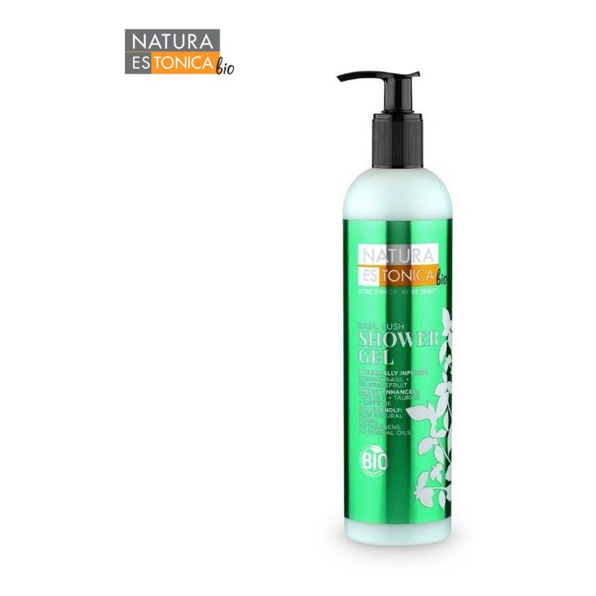 Natura Estonica Żel pod prysznic Tonizujący Bazyliowy Bio 400ml