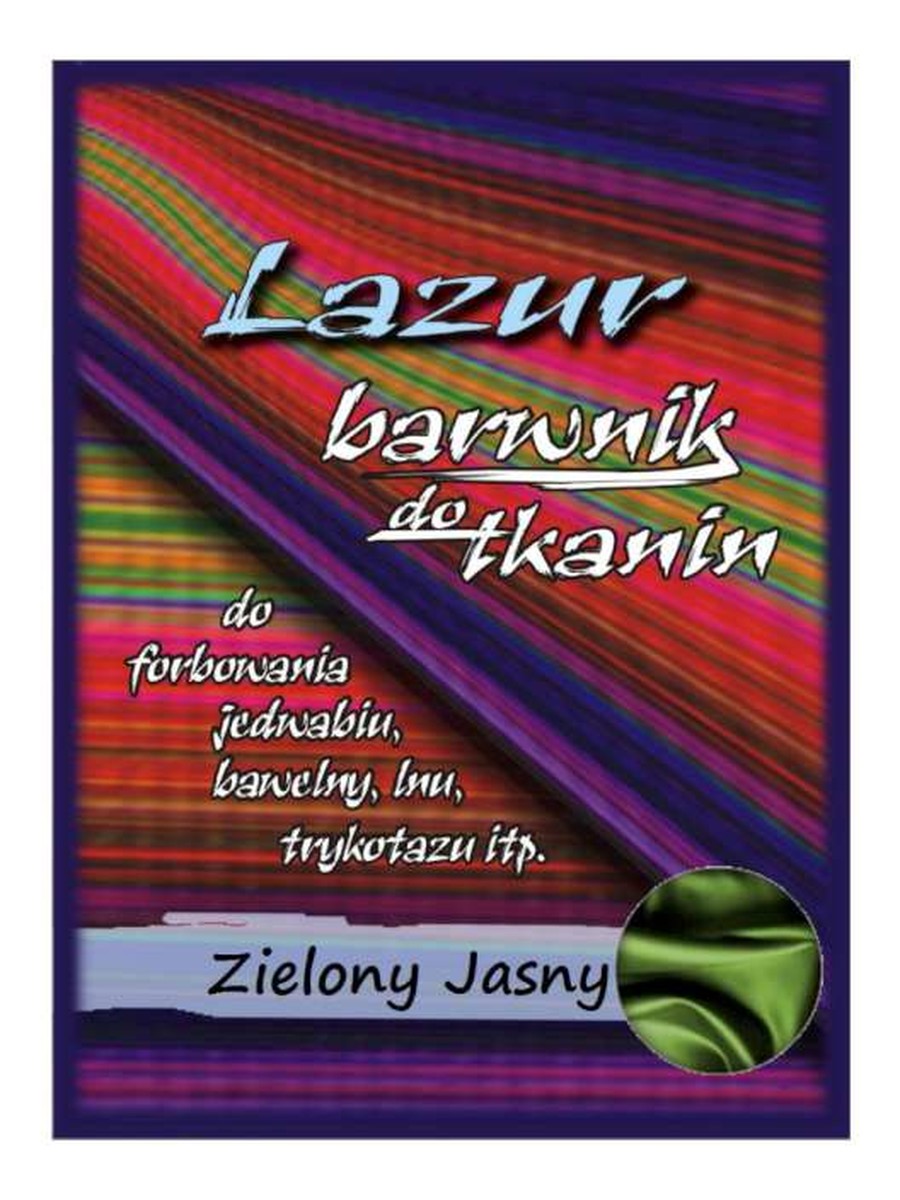 BARWNIK DO TKANIN JASNY ZIELONY