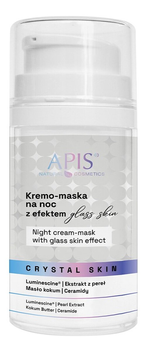 Kremo maska na noc z efektem „glass skin”
