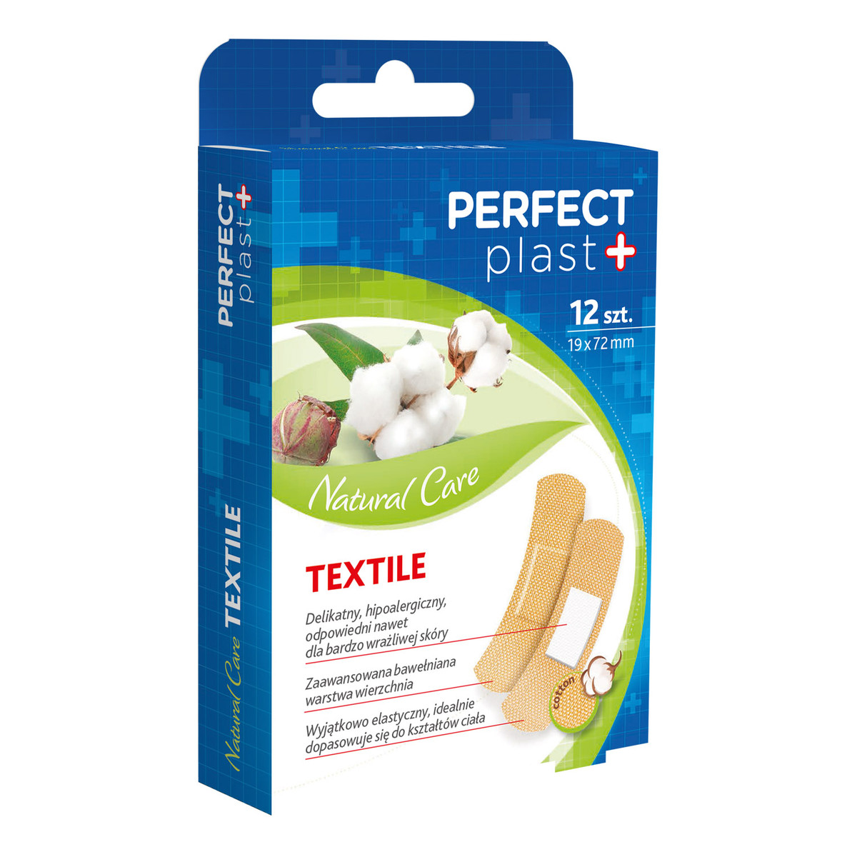 Perfect Plast Natural Care plastry opatrunkowe Textile 20szt