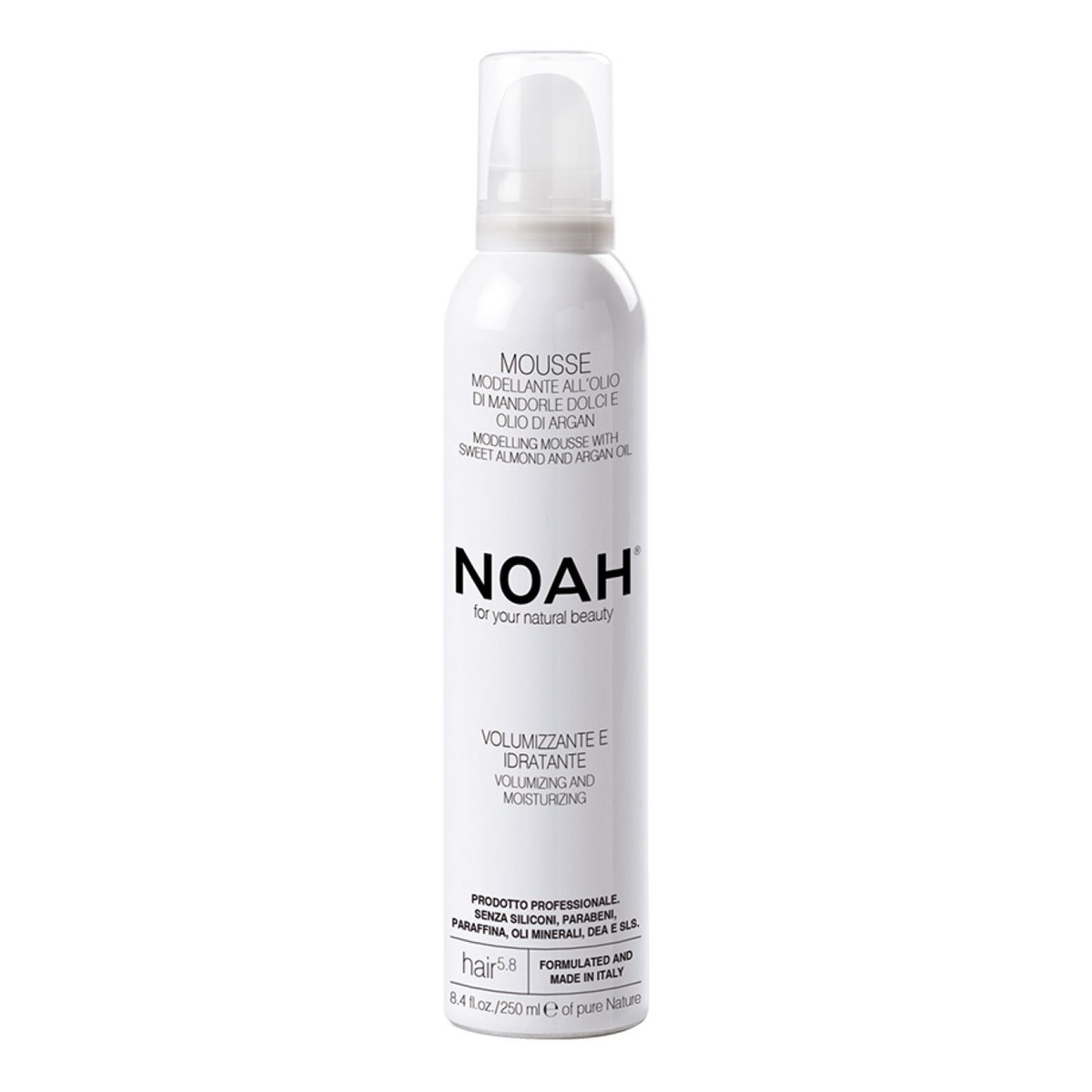 Noah For Your Natural Beauty Modelling Mousse Hair 5.8 Mus modelujący do włosów Sweet Almonds Oil 250ml