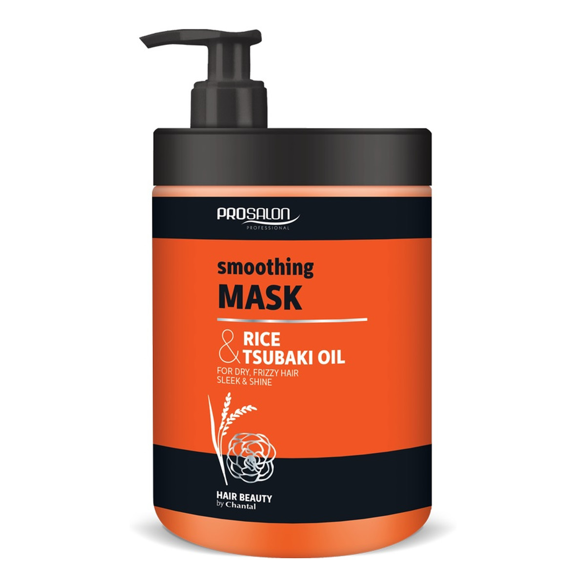 Chantal Profesional Prosalon smoothing mask wygładzająca maska do włosów ryż & olej tsubaki 1000g