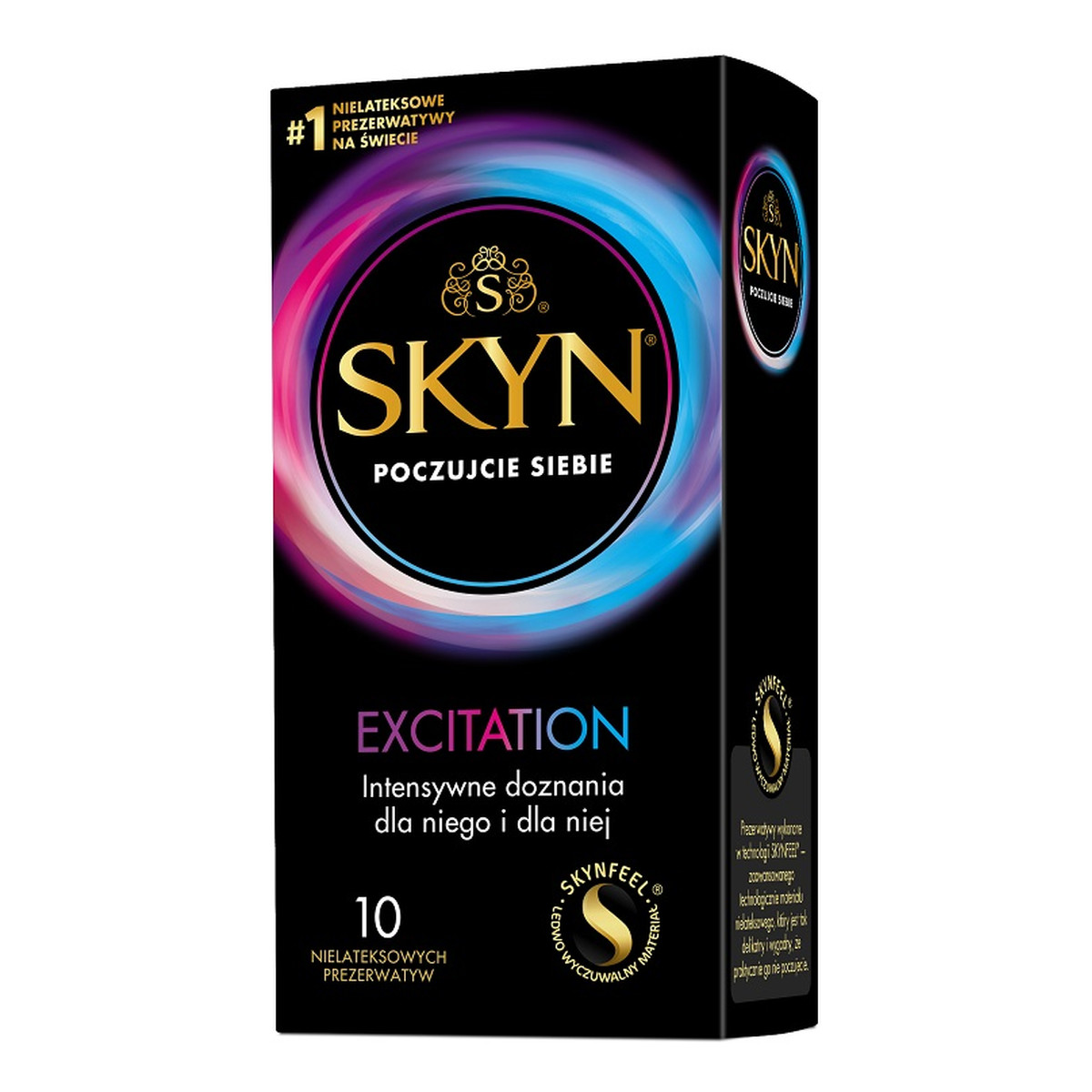 Unimil Skyn excitation nielateksowe prezerwatywy 10szt
