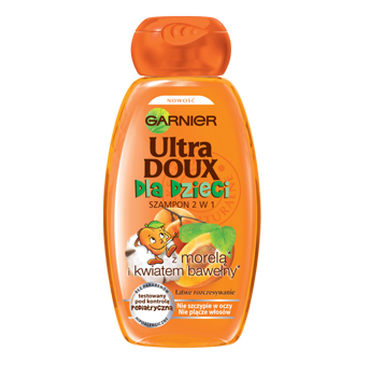 Garnier Ultra Doux Szampon Morelowy Dla Dzieci 2w1 250ml
