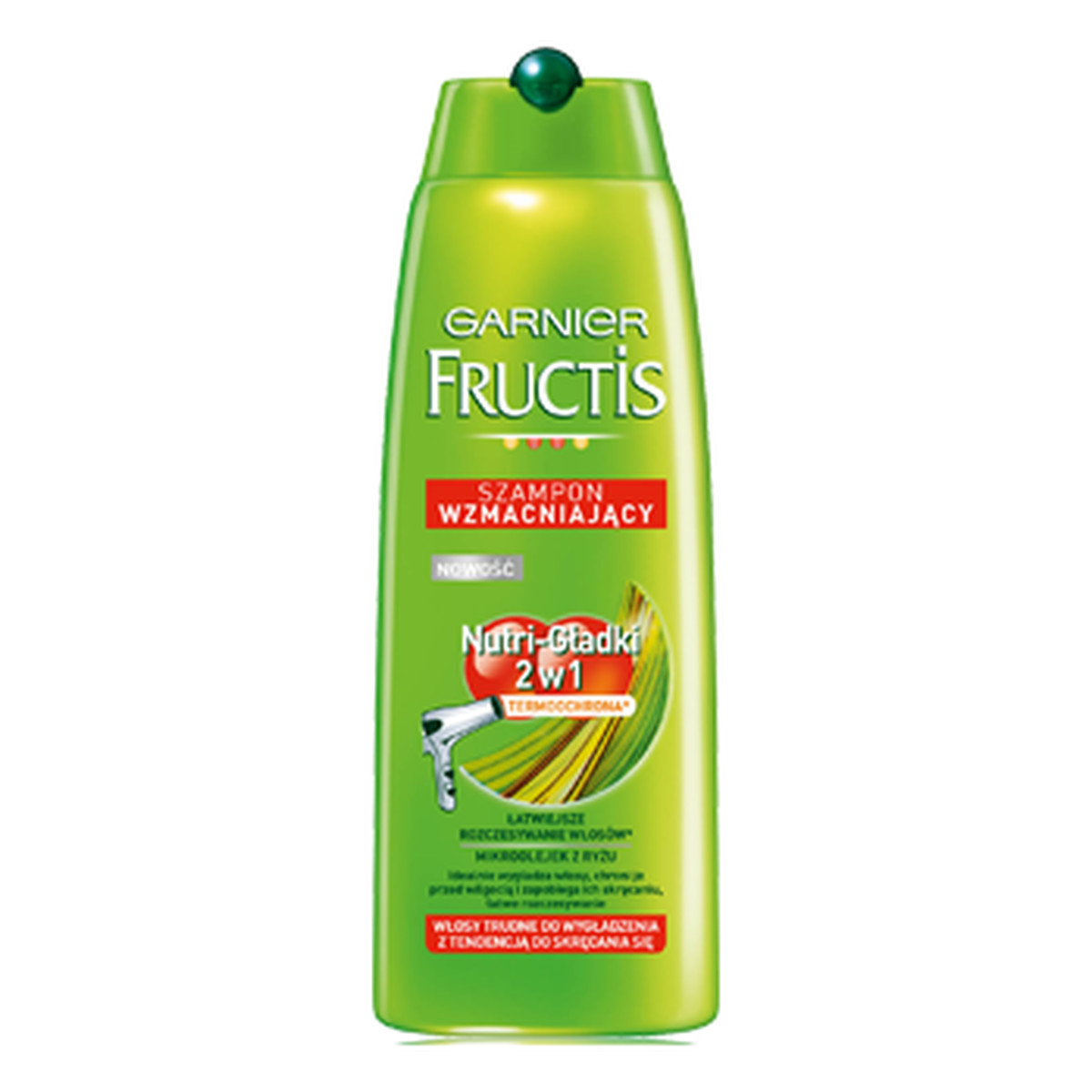 Garnier Fructis Szampon 2 w 1 Nutri Gładki 400ml
